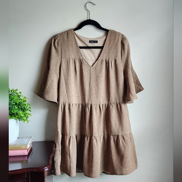 Very J Tiered Mini Dress - Picture 4 of 9